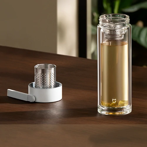 فلاسک شیشه‌ای دو لایه شیائومی مدل MJBLB01PL - shemshad.com