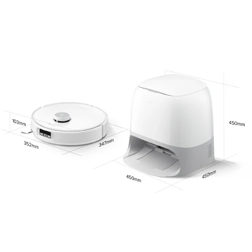 جارو رباتیک روبوراک مدل Qrevo Curv 25 Roborock Qrevo Curv - shemshad.com