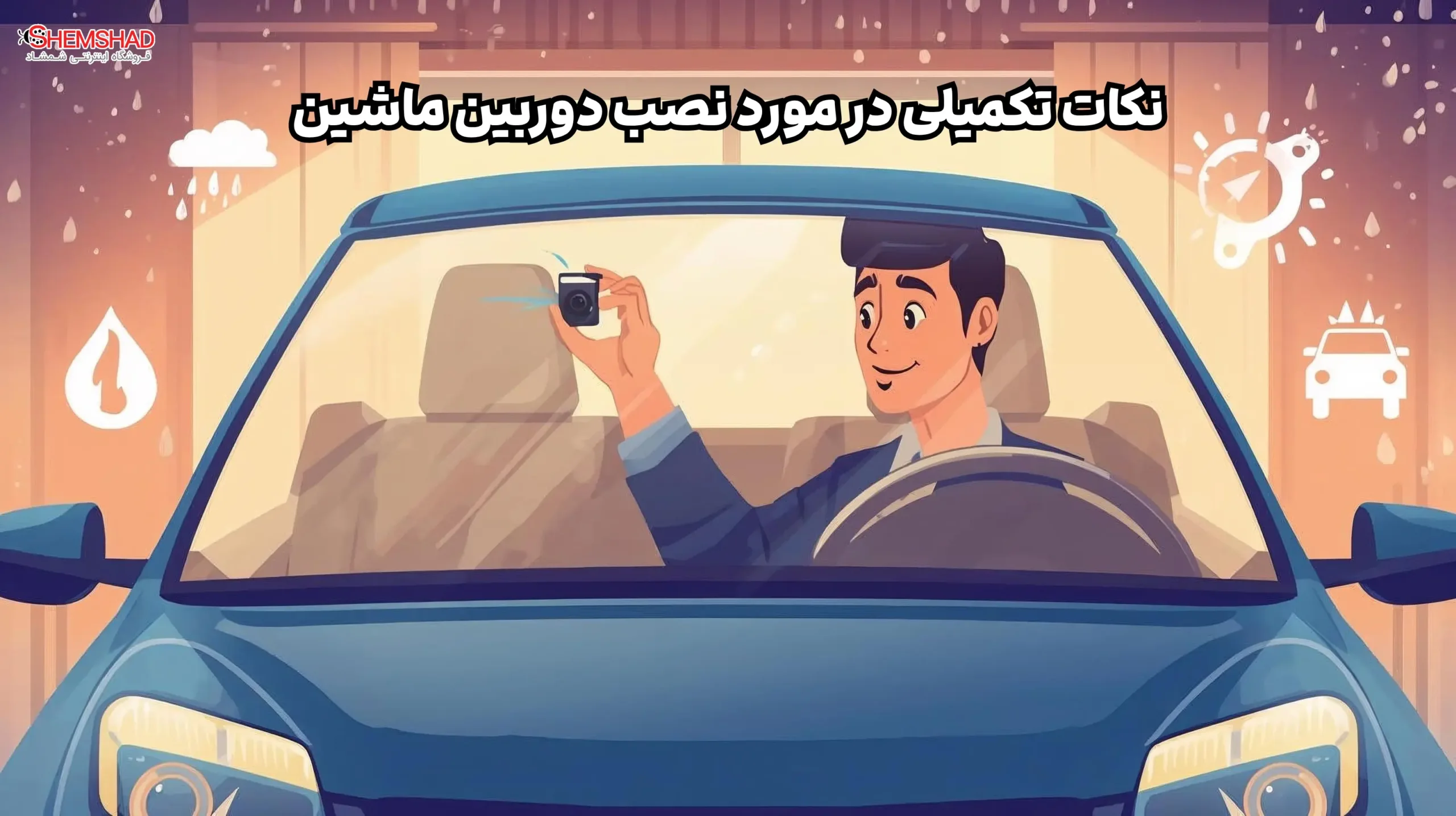 Car Camera Installation – ShemShad (1) نکات تکمیلی در نصب دوربین ماشین