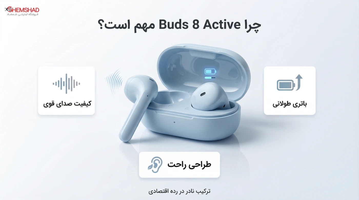 REDMI Buds 8 Active – ShemShad (1) چرا REDMI Buds 8 Active مهم است؟