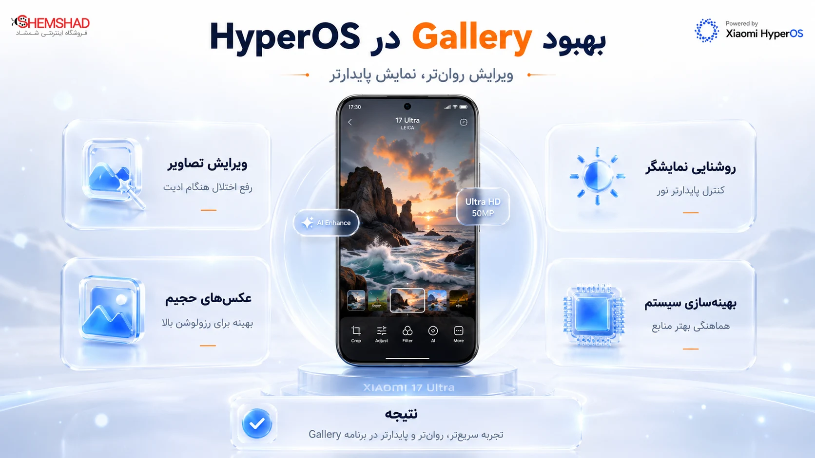 Xiaomi Fixes HyperOS Bugs – ShemShad (1) بهبود عملکرد گالری؛ مهمترین بخش این آپدیت