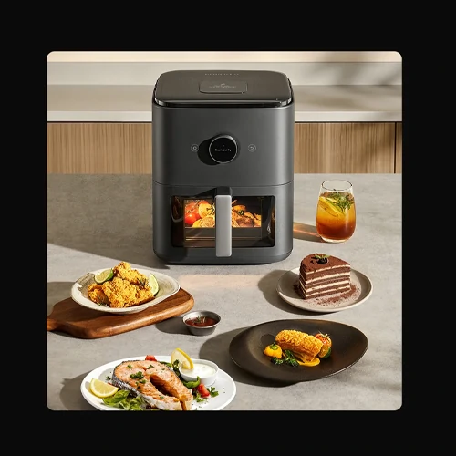 هواپز 7 لیتری شیائومی مدل MAF-ST701 23 Mijia Smart Steam Air Fryer 7L - shemshad.com
