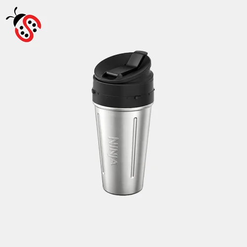 Stainless Steel 650ml shemshad logo Stainless Steel 650ml Nutri Ninja Cup - shemshad.com