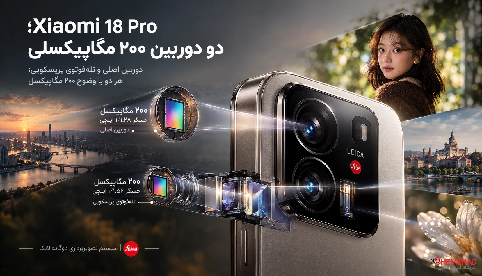 Xiaomi 18 Pro؛ وقتی تله‌فوتو هم ۲۰۰ مگاپیکسلی می‌شود