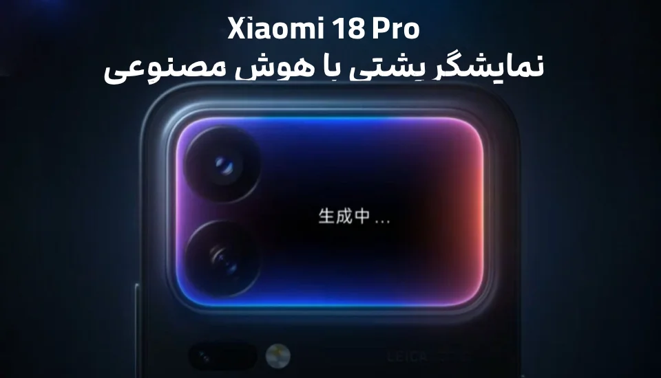 Xiaomi 18 Pro؛ نمایشگر پشتی با هوش مصنوعی